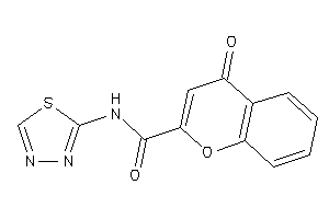Image of 4-keto-N-(1,3,4-thiadiazol-2-yl)chromene-2-carboxamide
