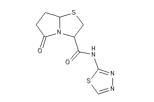 5-keto-N-(1,3,4-thiadiazol-2-yl)-3,6,7,7a-tetrahydro-2H-pyrrolo[2,1-b]thiazole-3-carboxamide