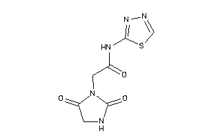 Image of 2-(2,5-diketoimidazolidin-1-yl)-N-(1,3,4-thiadiazol-2-yl)acetamide
