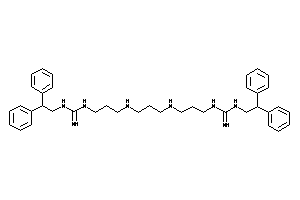 1-(2,2-diphenylethyl)-3-[3-[3-[3-[[N-(2,2-diphenylethyl)amidino]amino]propylamino]propylamino]propyl]guanidine