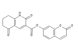 2,5-diketo-1,6,7,8-tetrahydroquinoline-3-carboxylic Acid (2-ketochromen-7-yl) Ester