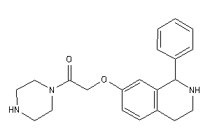 2-[(1-phenyl-1,2,3,4-tetrahydroisoquinolin-7-yl)oxy]-1-piperazino-ethanone