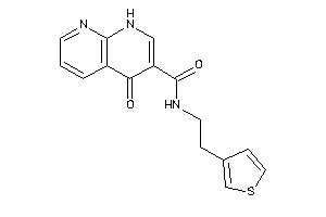 Image of 4-keto-N-[2-(3-thienyl)ethyl]-1H-1,8-naphthyridine-3-carboxamide