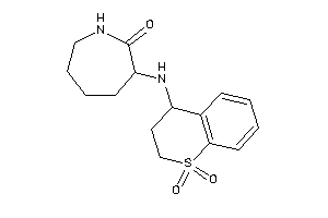 Image of 3-[(1,1-diketo-3,4-dihydro-2H-thiochromen-4-yl)amino]azepan-2-one