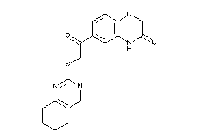 6-[2-(5,6,7,8-tetrahydroquinazolin-2-ylthio)acetyl]-4H-1,4-benzoxazin-3-one