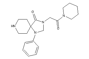Image of 3-(2-keto-2-piperidino-ethyl)-1-phenyl-1,3,8-triazaspiro[4.5]decan-4-one