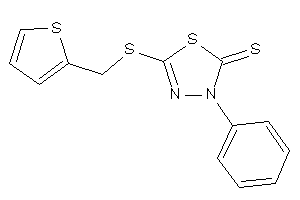 3-phenyl-5-(2-thenylthio)-1,3,4-thiadiazole-2-thione
