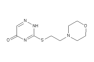 3-(2-morpholinoethylthio)-2H-1,2,4-triazin-5-one