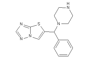 5-[phenyl(piperazino)methyl]thiazolo[2,3-e][1,2,4]triazole