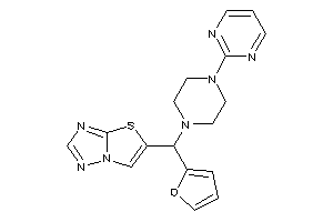 5-[2-furyl-[4-(2-pyrimidyl)piperazino]methyl]thiazolo[2,3-e][1,2,4]triazole