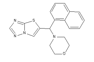 4-[1-naphthyl(thiazolo[2,3-e][1,2,4]triazol-5-yl)methyl]morpholine