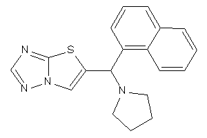5-[1-naphthyl(pyrrolidino)methyl]thiazolo[2,3-e][1,2,4]triazole