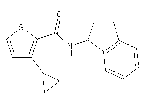 Image of 3-cyclopropyl-N-indan-1-yl-thiophene-2-carboxamide