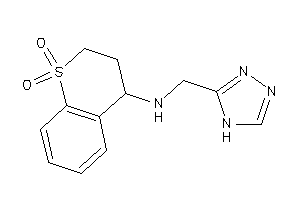Image of (1,1-diketo-3,4-dihydro-2H-thiochromen-4-yl)-(4H-1,2,4-triazol-3-ylmethyl)amine