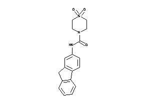 Image of N-(9H-fluoren-2-yl)-1,1-diketo-1,4-thiazinane-4-carboxamide