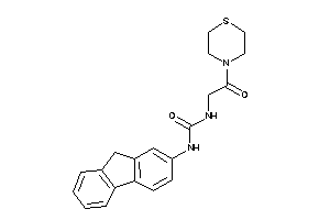 1-(9H-fluoren-2-yl)-3-(2-keto-2-thiomorpholino-ethyl)urea