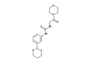 Image of 1-[3-(1,3-dithian-2-yl)phenyl]-3-(2-keto-2-morpholino-ethyl)urea