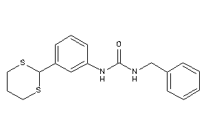 1-benzyl-3-[3-(1,3-dithian-2-yl)phenyl]urea