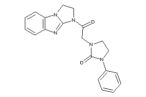 Image of 1-[2-(1,2-dihydroimidazo[1,2-a]benzimidazol-3-yl)-2-keto-ethyl]-3-phenyl-2-imidazolidinone