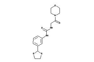 Image of 1-[3-(1,3-dithiolan-2-yl)phenyl]-3-(2-keto-2-morpholino-ethyl)urea