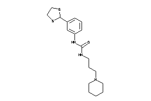 Image of 1-[3-(1,3-dithiolan-2-yl)phenyl]-3-(3-piperidinopropyl)urea