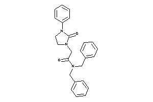N,N-dibenzyl-2-(2-keto-3-phenyl-imidazolidin-1-yl)acetamide