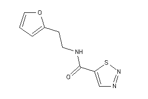 N-[2-(2-furyl)ethyl]thiadiazole-5-carboxamide