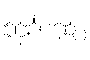 4-keto-N-[3-(3-keto-[1,2,4]triazolo[4,3-a]pyridin-2-yl)propyl]-3H-quinazoline-2-carboxamide