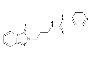 1-[3-(3-keto-[1,2,4]triazolo[4,3-a]pyridin-2-yl)propyl]-3-(4-pyridyl)urea