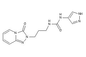 1-[3-(3-keto-[1,2,4]triazolo[4,3-a]pyridin-2-yl)propyl]-3-(1H-pyrazol-4-yl)urea