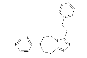 3-phenethyl-7-(4-pyrimidyl)-5,6,8,9-tetrahydro-[1,2,4]triazolo[3,4-g][1,4]diazepine