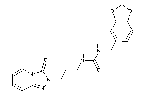 Image of 1-[3-(3-keto-[1,2,4]triazolo[4,3-a]pyridin-2-yl)propyl]-3-piperonyl-urea