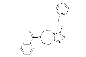 (3-phenethyl-5,6,8,9-tetrahydro-[1,2,4]triazolo[3,4-g][1,4]diazepin-7-yl)-(3-pyridyl)methanone