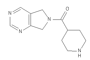 5,7-dihydropyrrolo[3,4-d]pyrimidin-6-yl(4-piperidyl)methanone