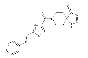 8-[2-(phenoxymethyl)oxazole-4-carbonyl]-1,3,8-triazaspiro[4.5]dec-2-en-4-one