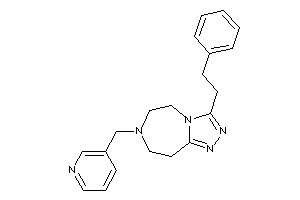3-phenethyl-7-(3-pyridylmethyl)-5,6,8,9-tetrahydro-[1,2,4]triazolo[3,4-g][1,4]diazepine