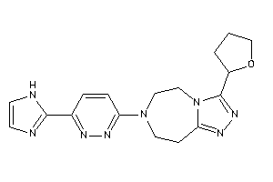 Image of 7-[6-(1H-imidazol-2-yl)pyridazin-3-yl]-3-(tetrahydrofuryl)-5,6,8,9-tetrahydro-[1,2,4]triazolo[3,4-g][1,4]diazepine