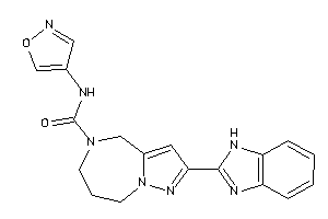 2-(1H-benzimidazol-2-yl)-N-isoxazol-4-yl-4,6,7,8-tetrahydropyrazolo[1,5-a][1,4]diazepine-5-carboxamide