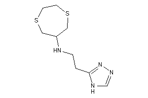 Image of 1,4-dithiepan-6-yl-[2-(4H-1,2,4-triazol-3-yl)ethyl]amine