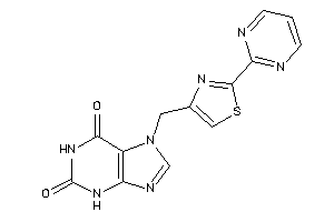 7-[[2-(2-pyrimidyl)thiazol-4-yl]methyl]xanthine