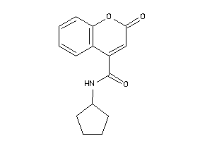 Image of N-cyclopentyl-2-keto-chromene-4-carboxamide