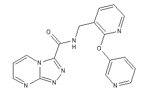 N-[[2-(3-pyridyloxy)-3-pyridyl]methyl]-[1,2,4]triazolo[4,3-a]pyrimidine-3-carboxamide