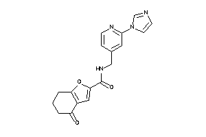 Image of N-[(2-imidazol-1-yl-4-pyridyl)methyl]-4-keto-6,7-dihydro-5H-benzofuran-2-carboxamide