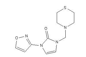 1-isoxazol-3-yl-3-(thiomorpholinomethyl)-4-imidazolin-2-one