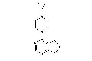 Image of 4-(4-cyclopropylpiperazino)thieno[3,2-d]pyrimidine