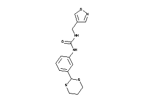 Image of 1-[3-(1,3-dithian-2-yl)phenyl]-3-(isoxazol-4-ylmethyl)urea