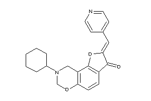Image of 8-cyclohexyl-2-(4-pyridylmethylene)-7,9-dihydrofuro[2,3-f][1,3]benzoxazin-3-one