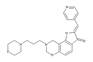 8-(3-morpholinopropyl)-2-(4-pyridylmethylene)-7,9-dihydrofuro[2,3-f][1,3]benzoxazin-3-one