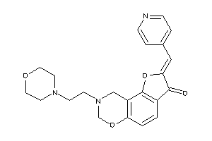 8-(2-morpholinoethyl)-2-(4-pyridylmethylene)-7,9-dihydrofuro[2,3-f][1,3]benzoxazin-3-one