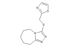 2-[(6,7,8,9-tetrahydro-5H-[1,2,4]triazolo[4,3-a]azepin-3-ylthio)methyl]oxazole